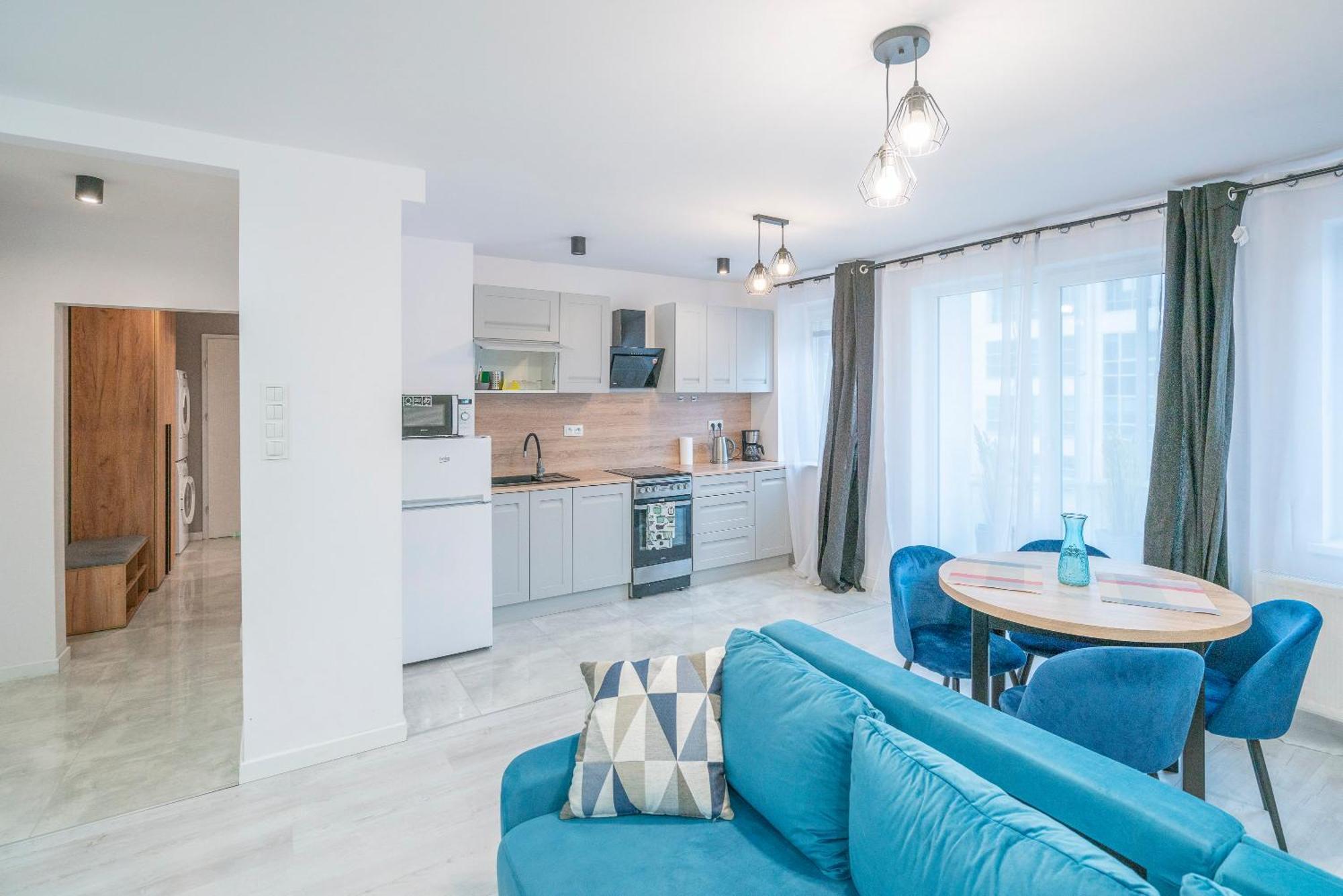 Stylowy Apartament Blue Self Check In 24H Breslau Exterior foto